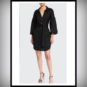 🎉HOST PICK!! 🎉VERONICA BEARD-SAMY LINEN mini DRESS - Black NWT❤️